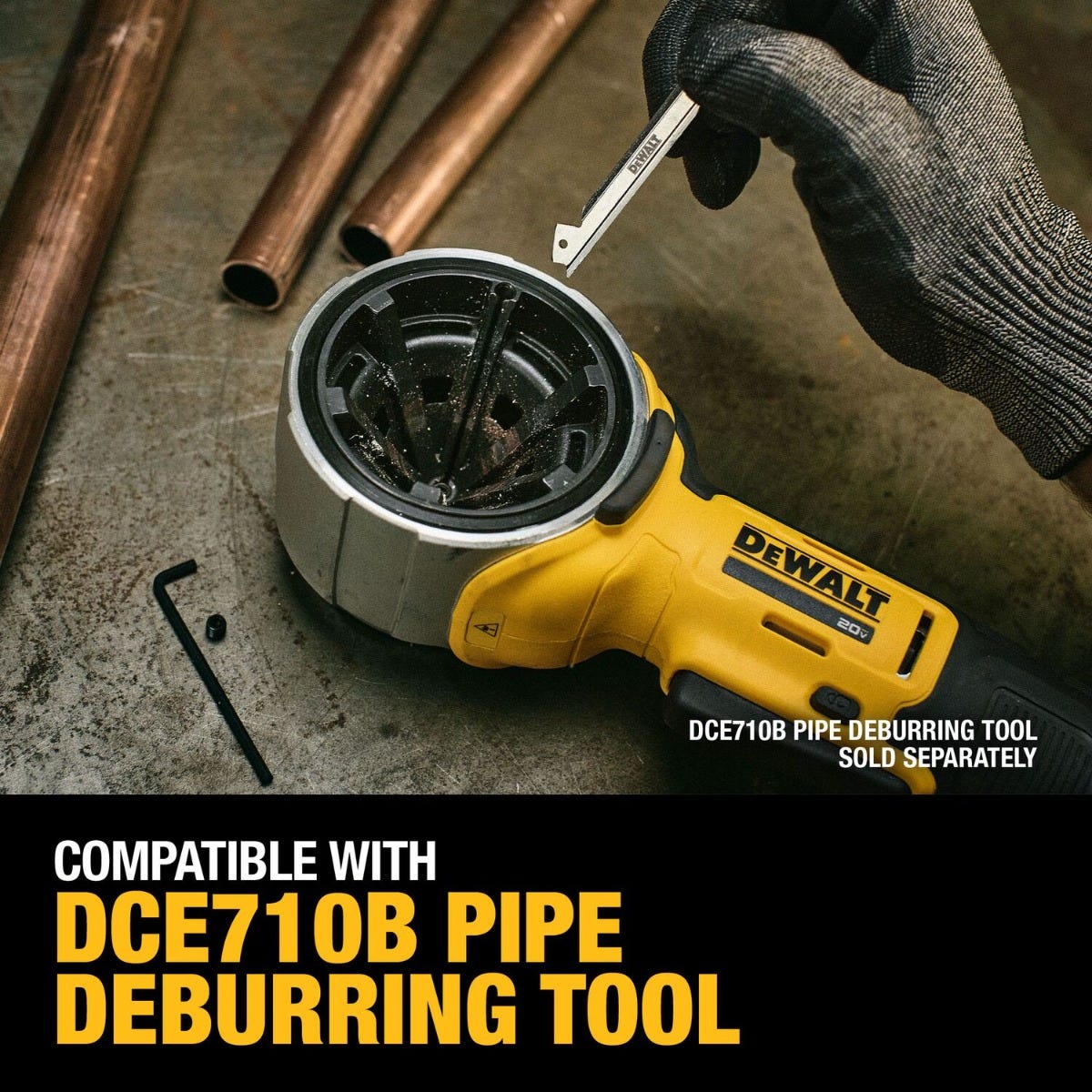 DeWALT DCE710B DEWALT 20V MAX Pipe Deburring Tool, Tool Only