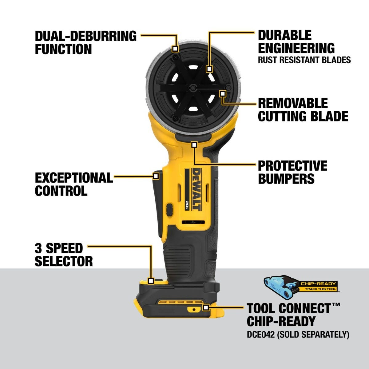DeWALT DCE710B DEWALT 20V MAX Pipe Deburring Tool, Tool Only