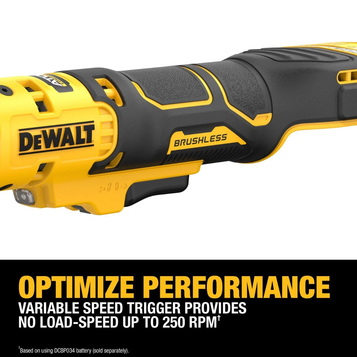 DeWALT DCF512EB 20V MAX ATOMIC Brushless Cordless 1/2-in. Extended Reach Ratchet, Tool Only
