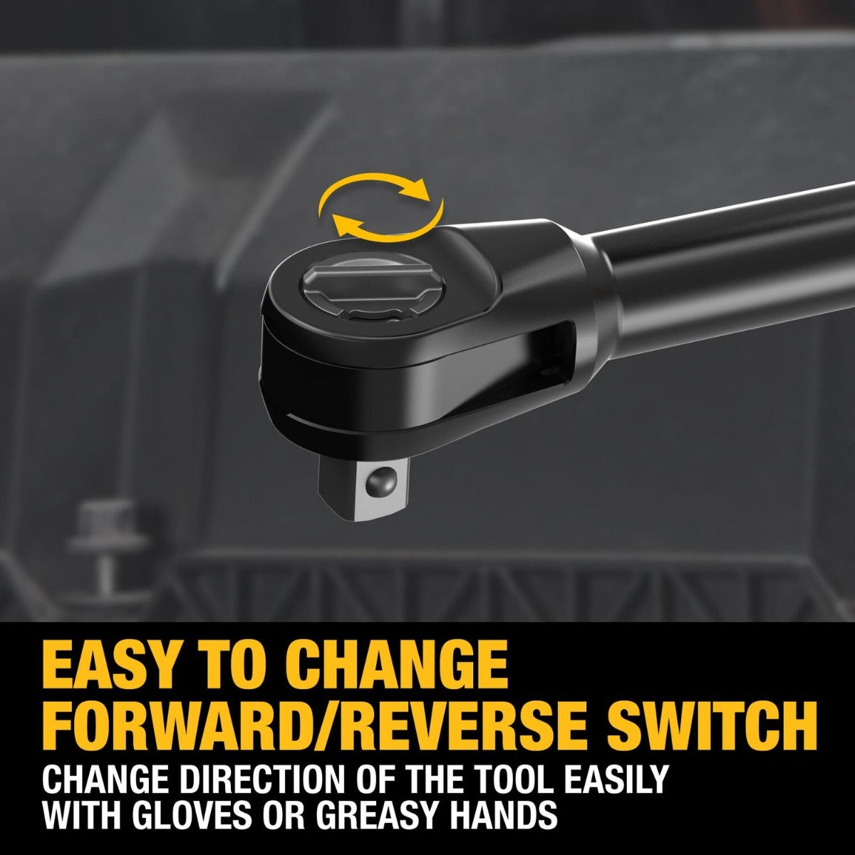 DeWALT DCF512EB 20V MAX ATOMIC Brushless Cordless 1/2-in. Extended Reach Ratchet, Tool Only