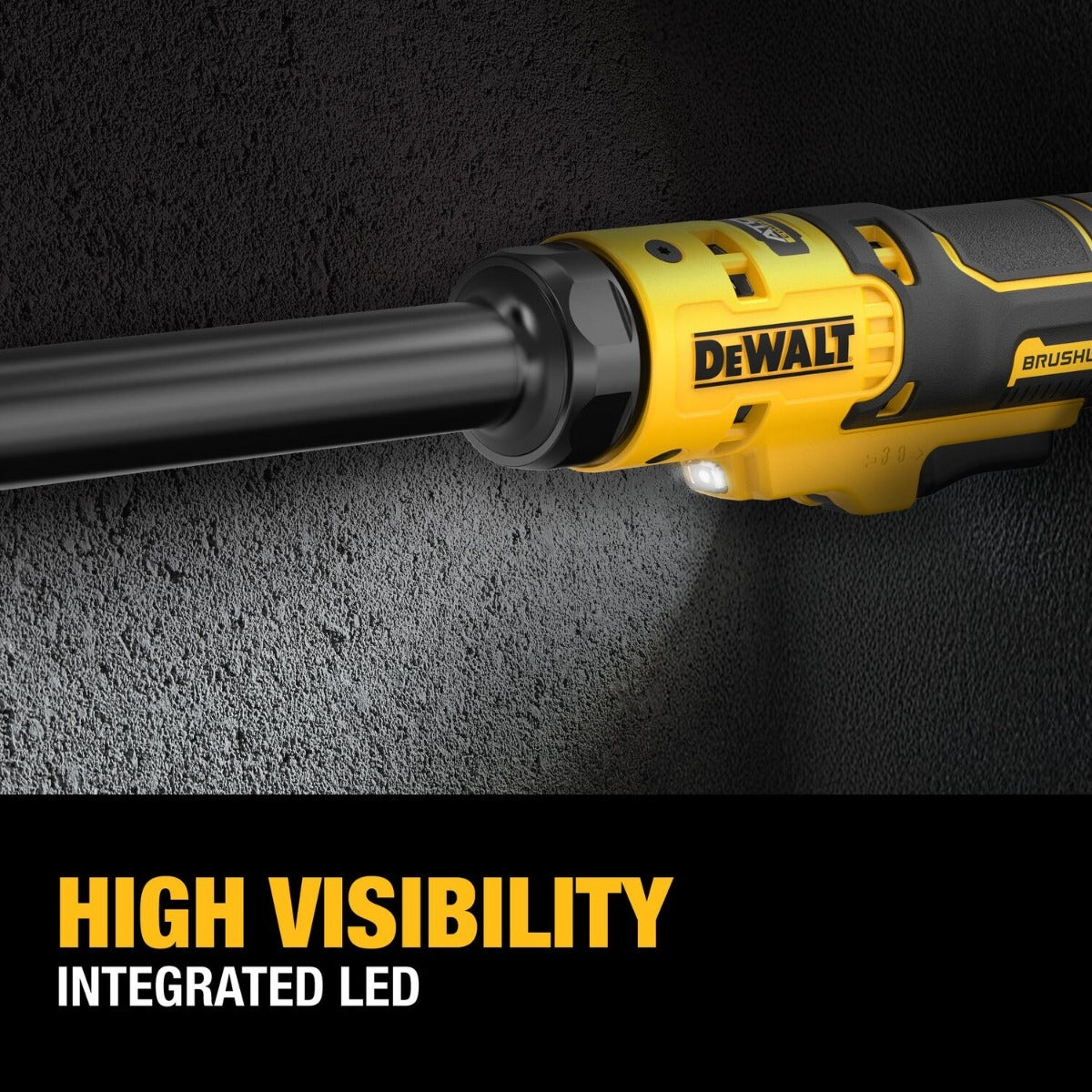 DeWALT DCF513EB 20V MAX ATOMIC Brushless Cordless 3/8-in. Extended Reach Ratchet, Tool Only
