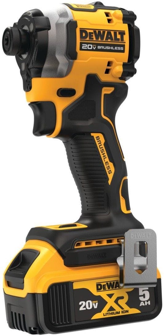 DeWALT DCF850P1 ATOMIC 20V MAX* 1/4 -in. Brushless Cordless 3-Speed Impact Driver Kit, 1 Battery