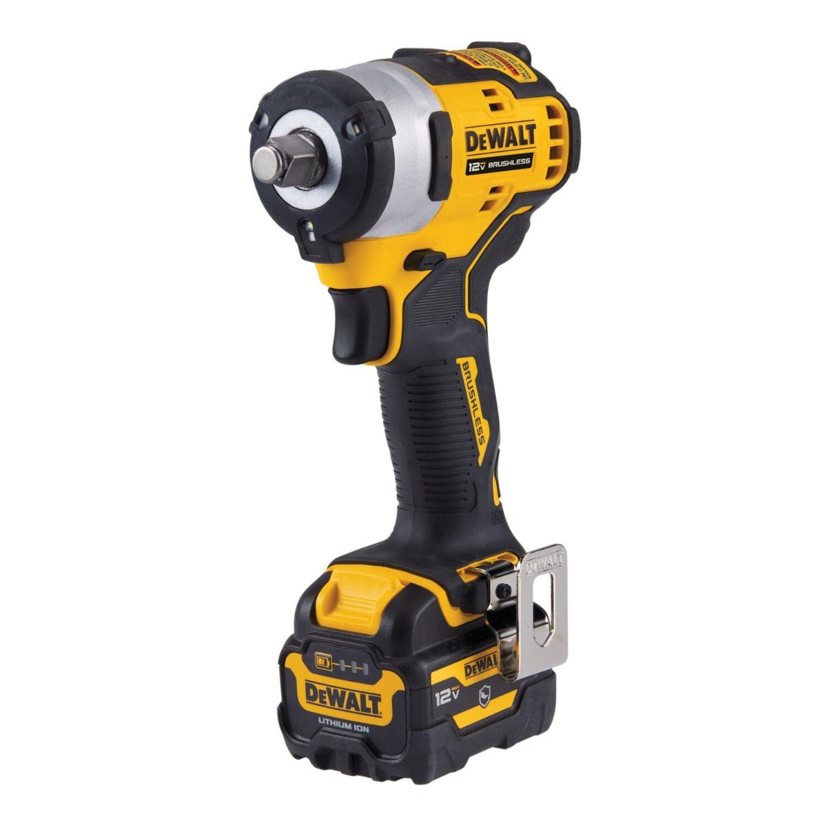 DEWALT DCF901GJ1G1 XTREME 12V MAX Brushless 1/2-in. Cordless Impact Wrench 5.0Ah Kit