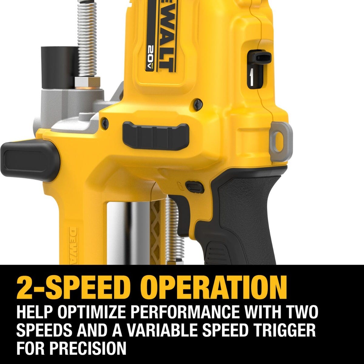 DeWALT DCGG581B 20V MAX 2-Speed Grease Gun, Tool Only