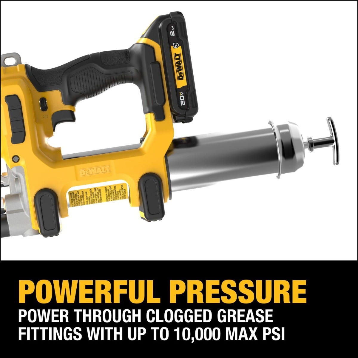 DeWALT DCGG581GD1 20V MAX 2-Speed Grease Gun 2.0Ah Kit