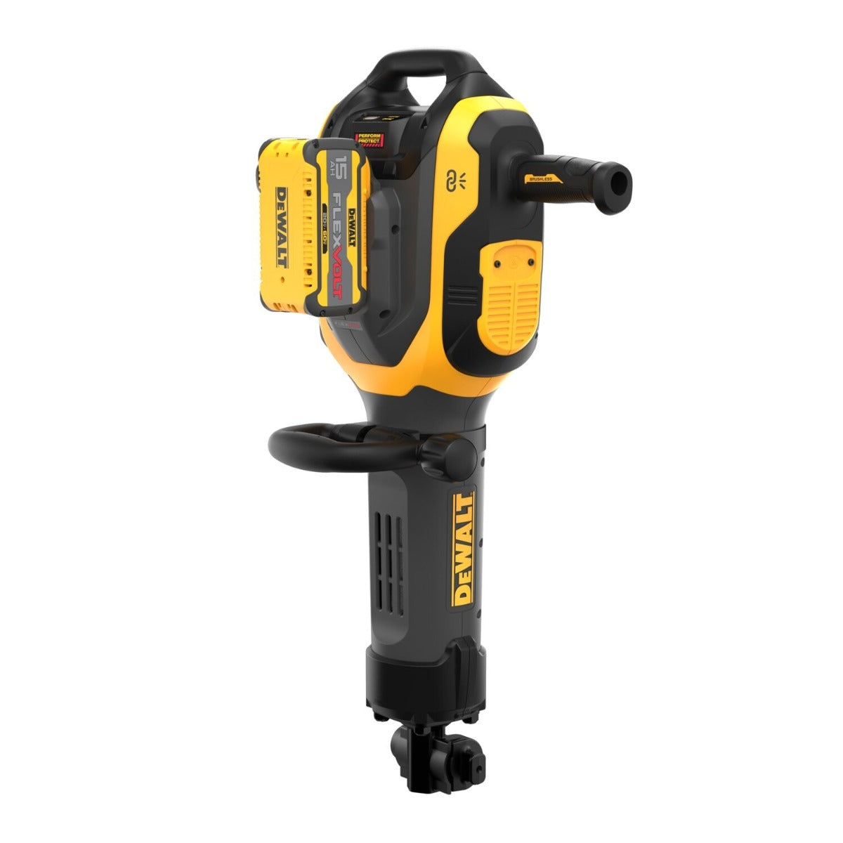 DeWalt DCH966Z2K 60V MAX 41 lb. 1-1/8 in. HEX Breaker Hammer 15Ah Kit