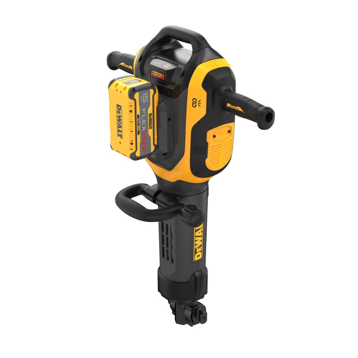 DeWalt DCH966Z2K 60V MAX 41 lb. 1-1/8 in. HEX Breaker Hammer 15Ah Kit