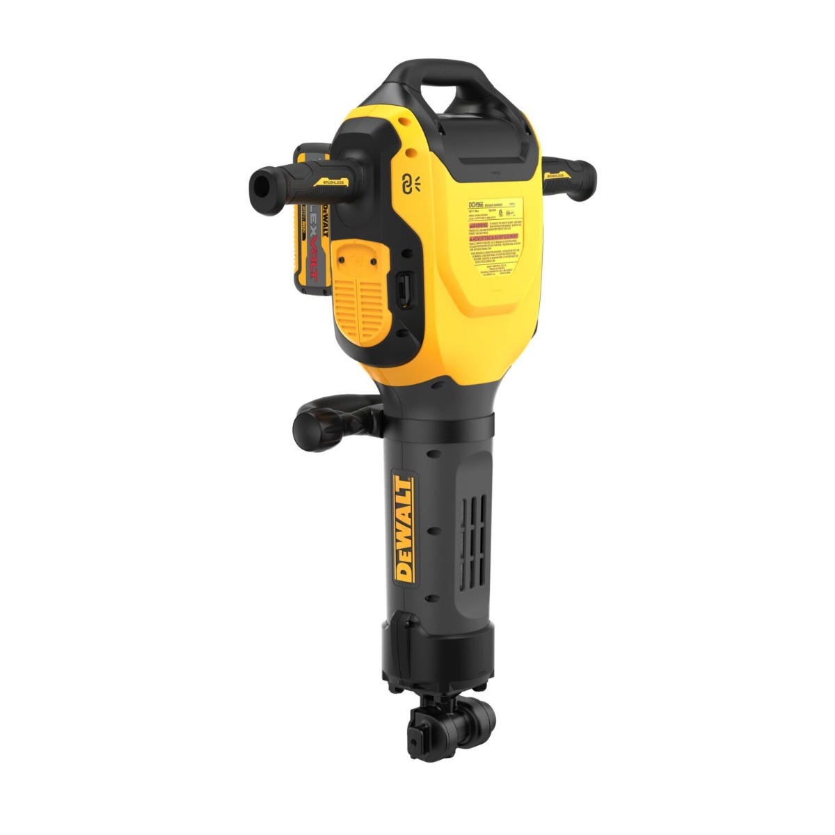 DeWalt DCH966Z2K 60V MAX 41 lb. 1-1/8 in. HEX Breaker Hammer 15Ah Kit