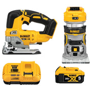 DeWalt DCK201P1 20V MAX XR Brushless 2-Tool Woodworking 5.0Ah Combo Kit