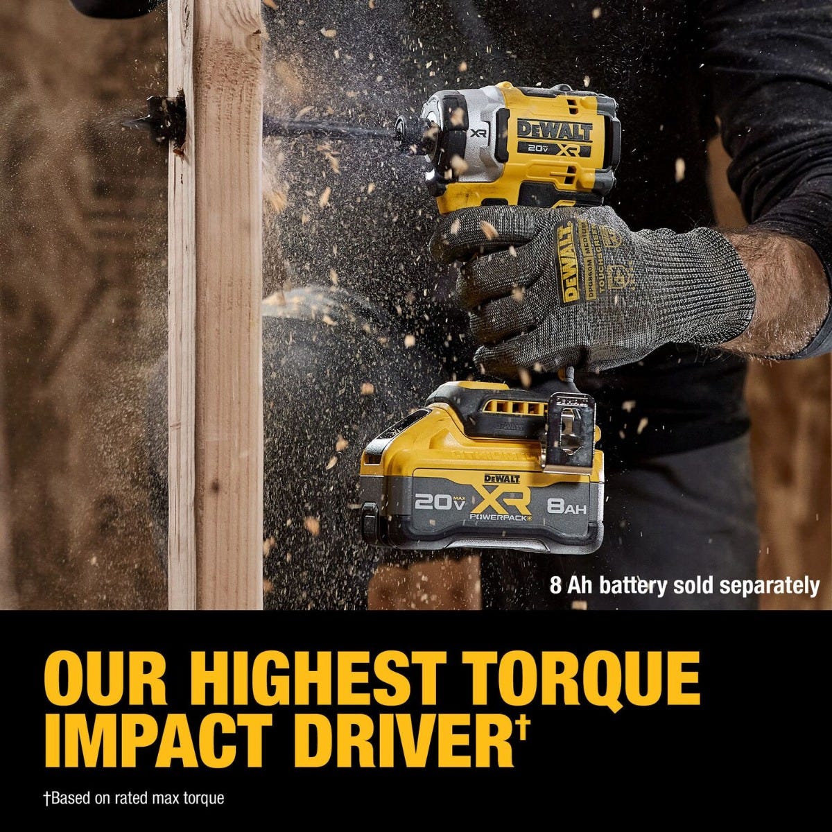 DeWALT DCK251E1QQ1 20V MAX Brushless 2-Tool Hammer Drill + Impact Drive Powerstack Combo Kit