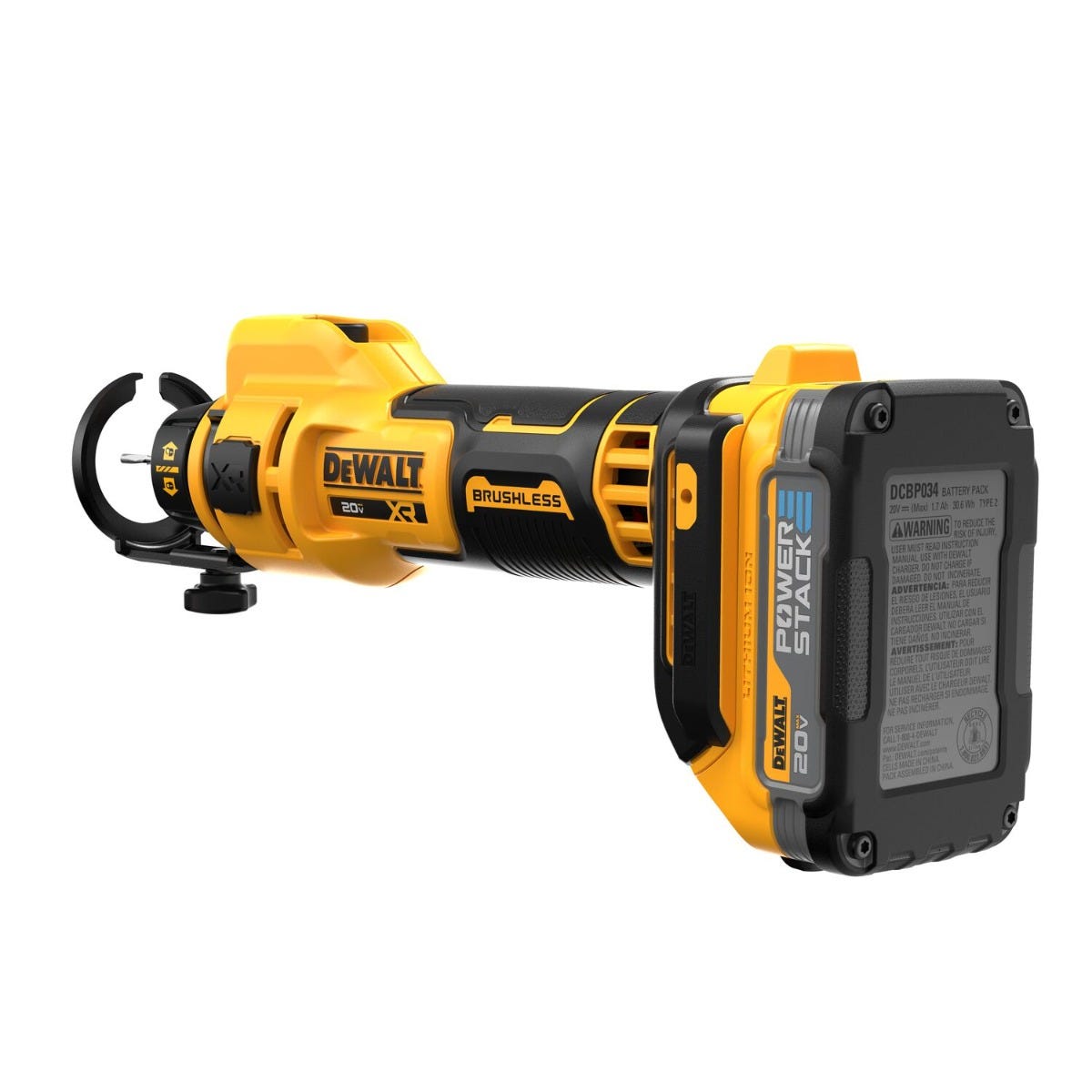DeWalt DCK265E2 20V MAX XR Brushless Drywall 2-Tool POWERSTACK 1.7Ah Combo Kit