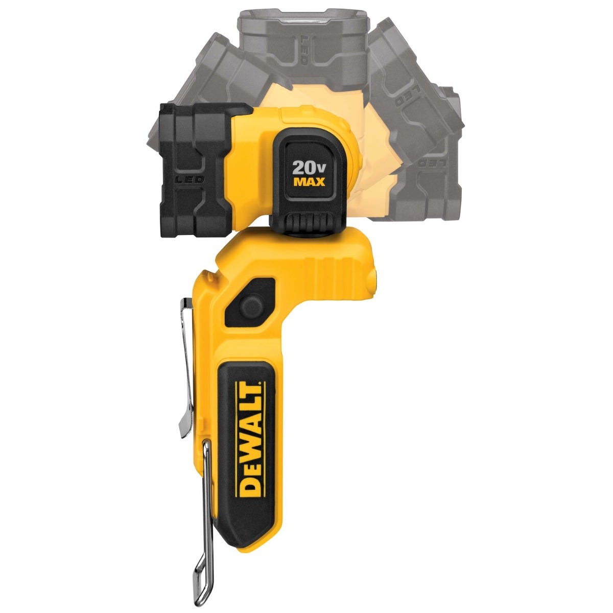 Dewalt DCL044 20V MAX 160 Lumen LED Handheld Worklight + 5.0Ah POWERSTACK Battery