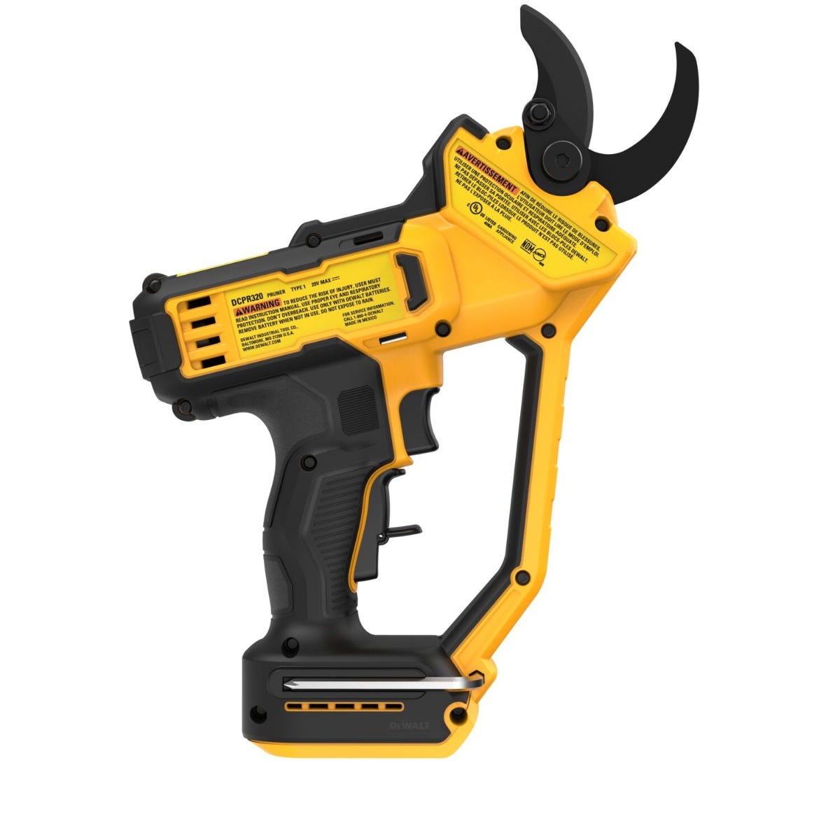 DeWALT DCPR320B 20V MAX 1-1/2 in. Cordless Shrub and Limb Pruner, Tool Only