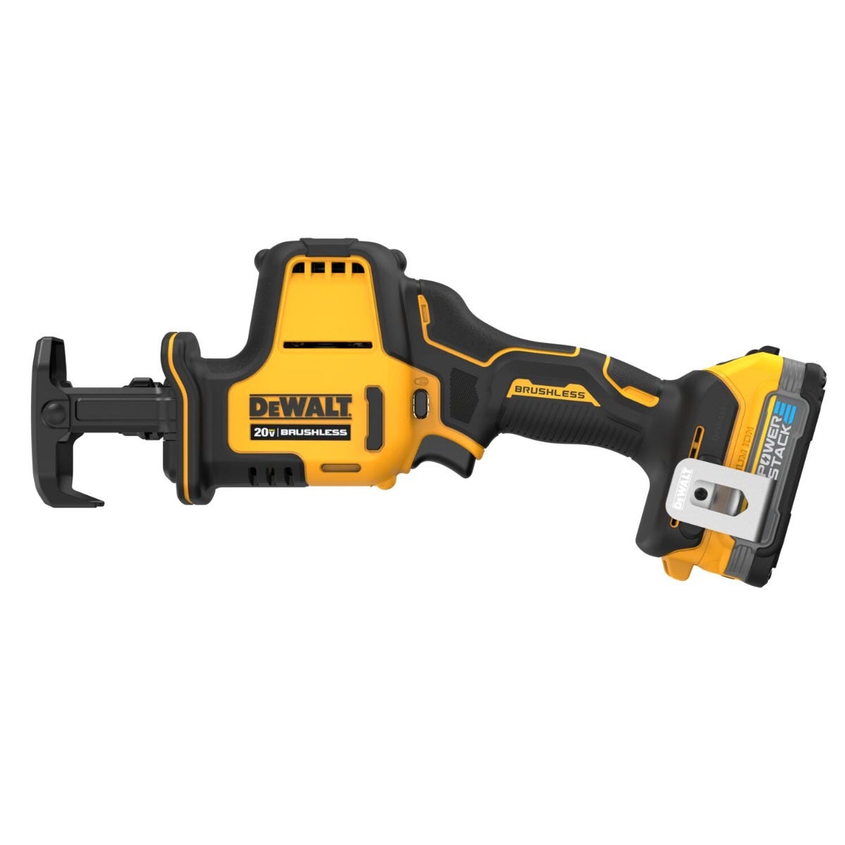 DeWalt DCS369E1 ATOMIC 20V MAX Brushless One-Handed Reciprocating Saw 1.7Ah POWERSTACK Kit