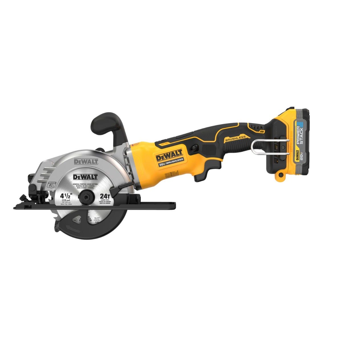 DeWalt DCS571E1 ATOMIC 20V MAX Brushless 4-1/2 in. Circular Saw Kit