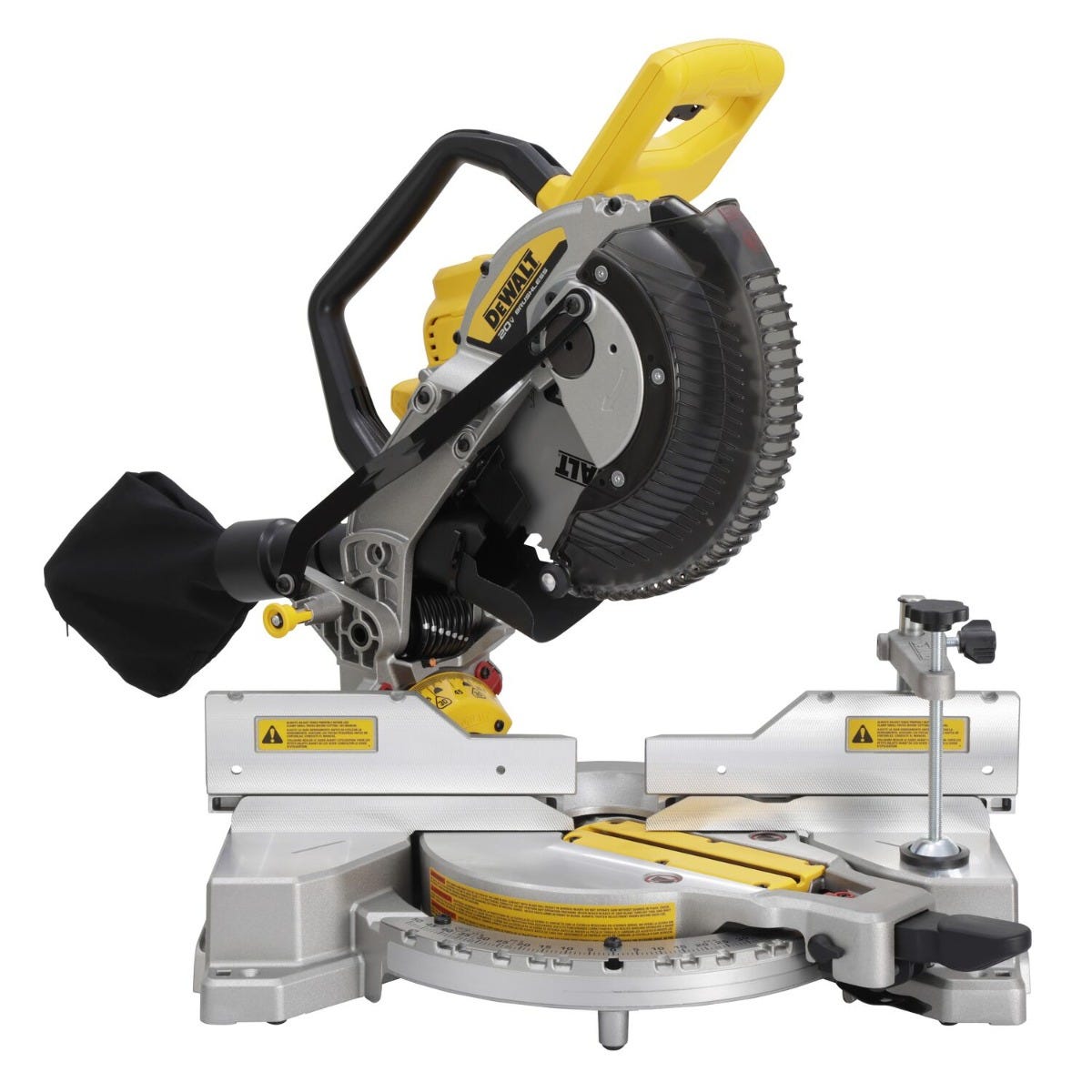 DeWALT DCS714B DEWALT 20V MAX XR 10-in. Double Bevel Fixed Miter Saw, Tool Only