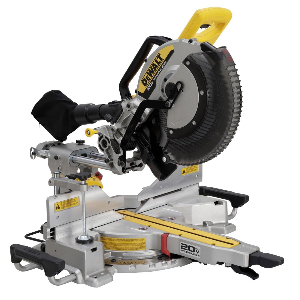 DeWALT DCS785B 20V MAX XR 12-in. Double Bevel Sliding Miter Saw, Tool Only