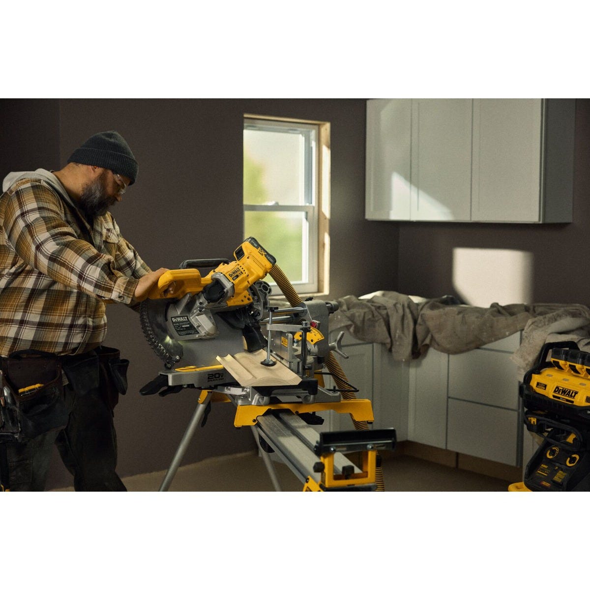 DeWALT DCS785B 20V MAX XR 12-in. Double Bevel Sliding Miter Saw, Tool Only