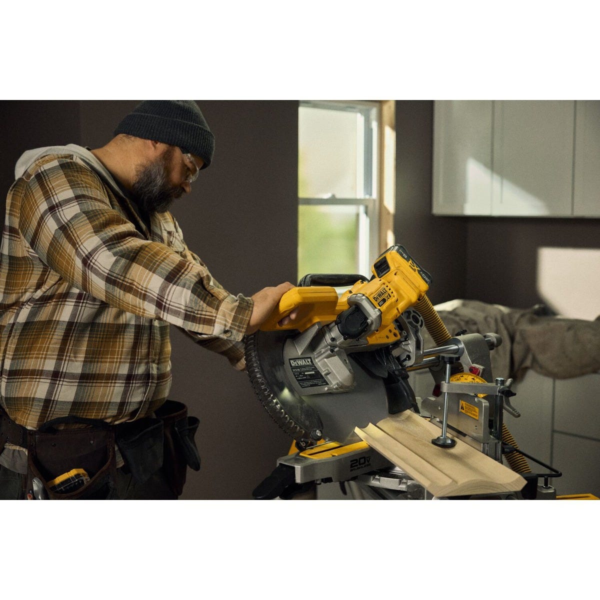 DeWALT DCS785B 20V MAX XR 12-in. Double Bevel Sliding Miter Saw, Tool Only
