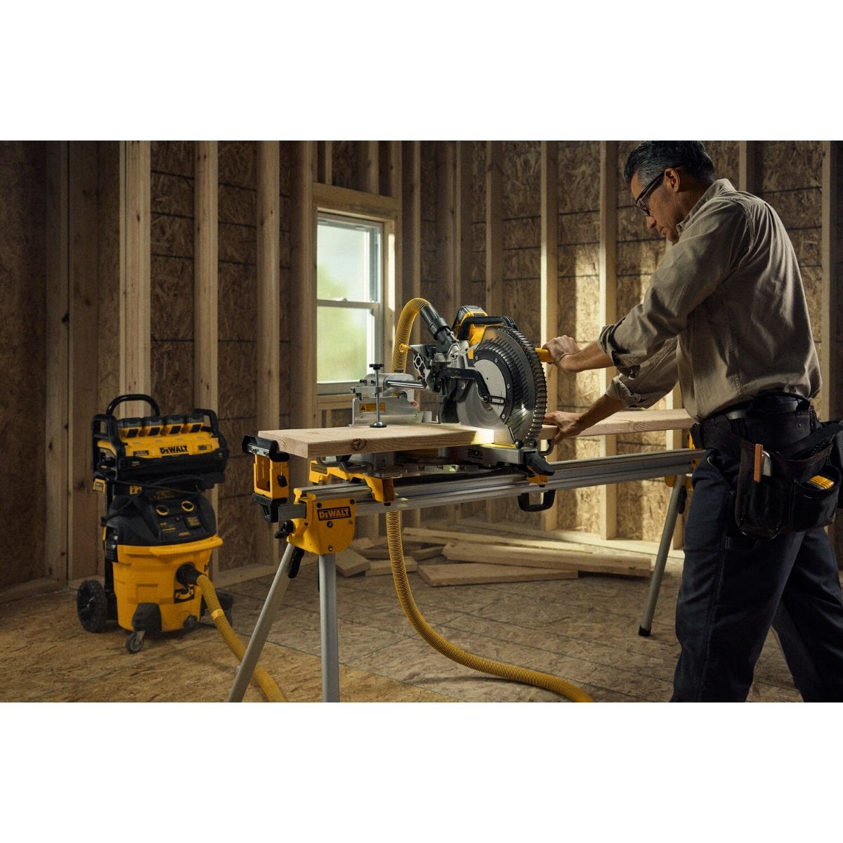 DeWALT DCS785B 20V MAX XR 12-in. Double Bevel Sliding Miter Saw, Tool Only