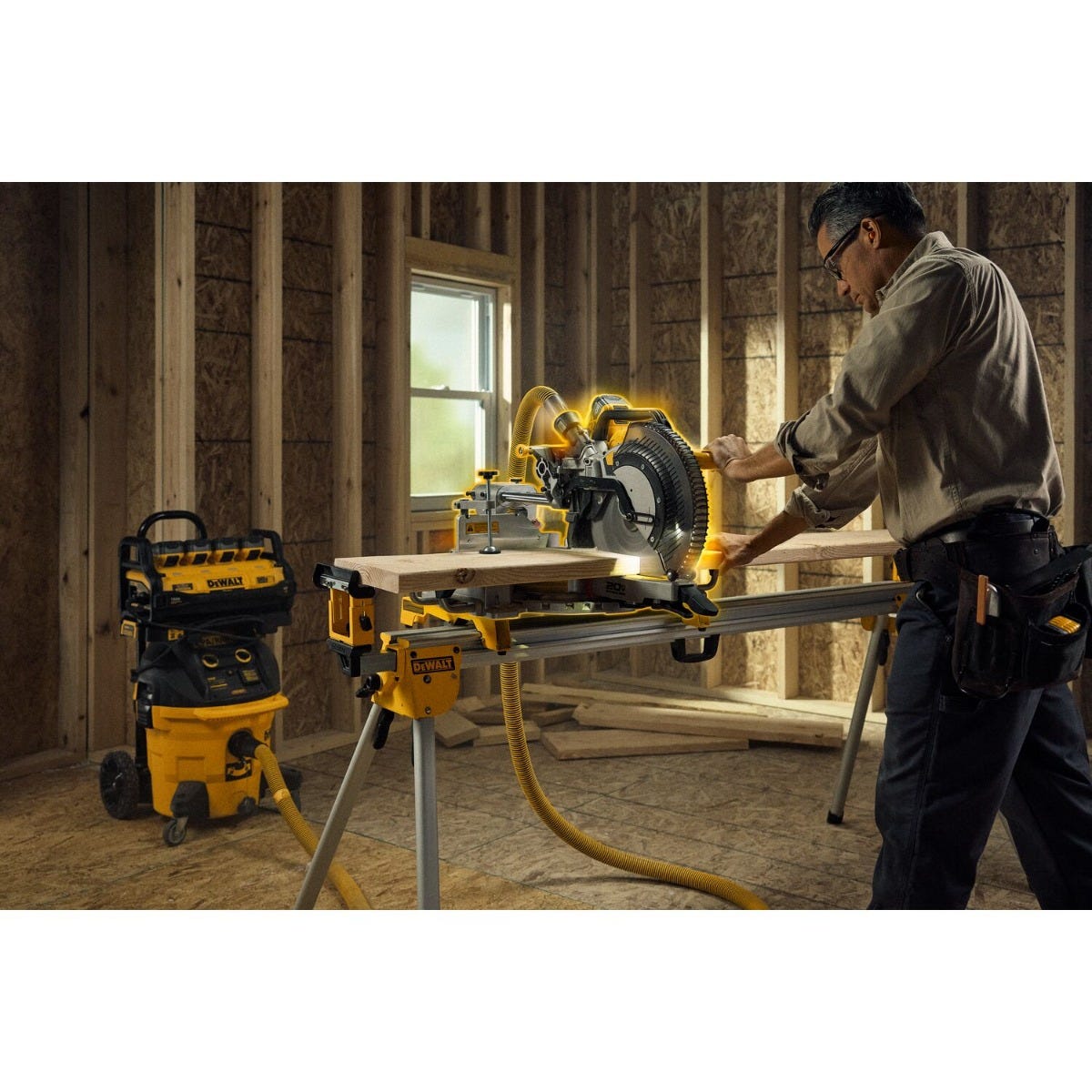 DeWALT DCS785B 20V MAX XR 12-in. Double Bevel Sliding Miter Saw, Tool Only