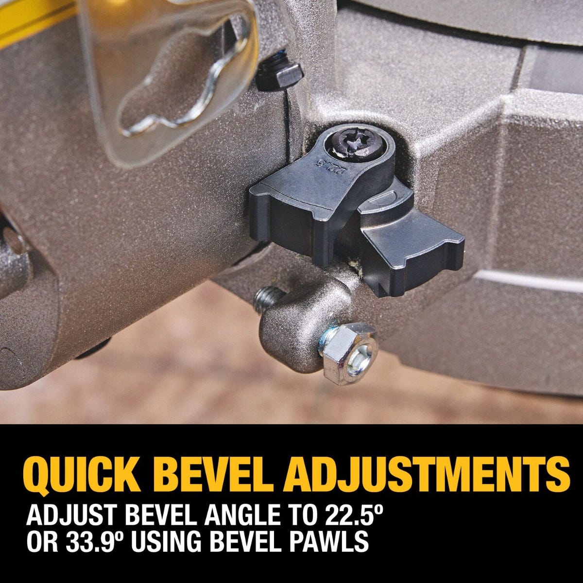 DeWALT DCS785B 20V MAX XR 12-in. Double Bevel Sliding Miter Saw, Tool Only