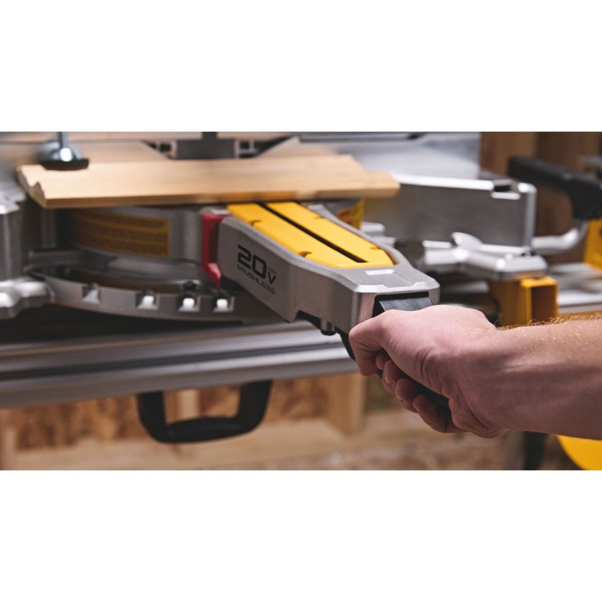 DeWALT DCS785B 20V MAX XR 12-in. Double Bevel Sliding Miter Saw, Tool Only