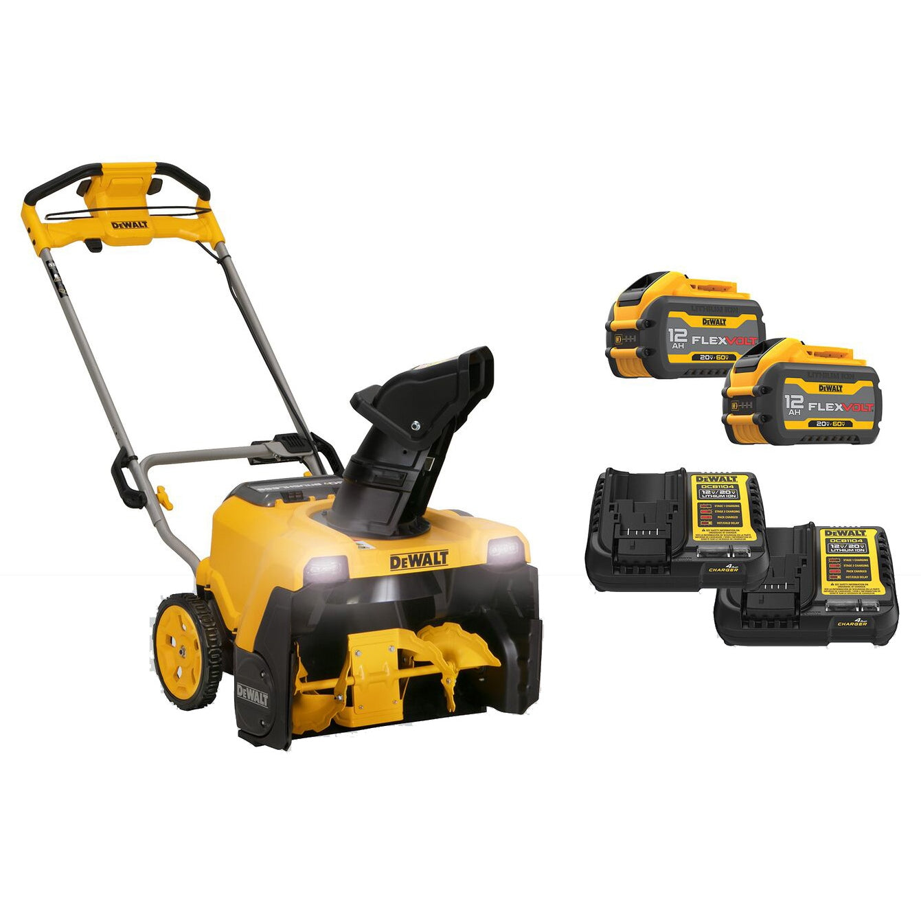 DeWalt DCSNP2142Y2 60V MAX 21 in. Single-Stage Snow Blower 12.0Ah Kit