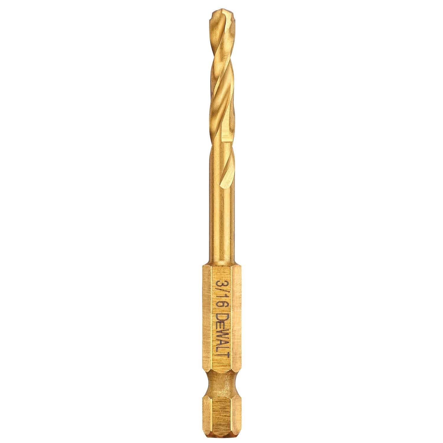 Dewalt DD5112 3/16" Titanium Nitride Coating IR Drill Bit