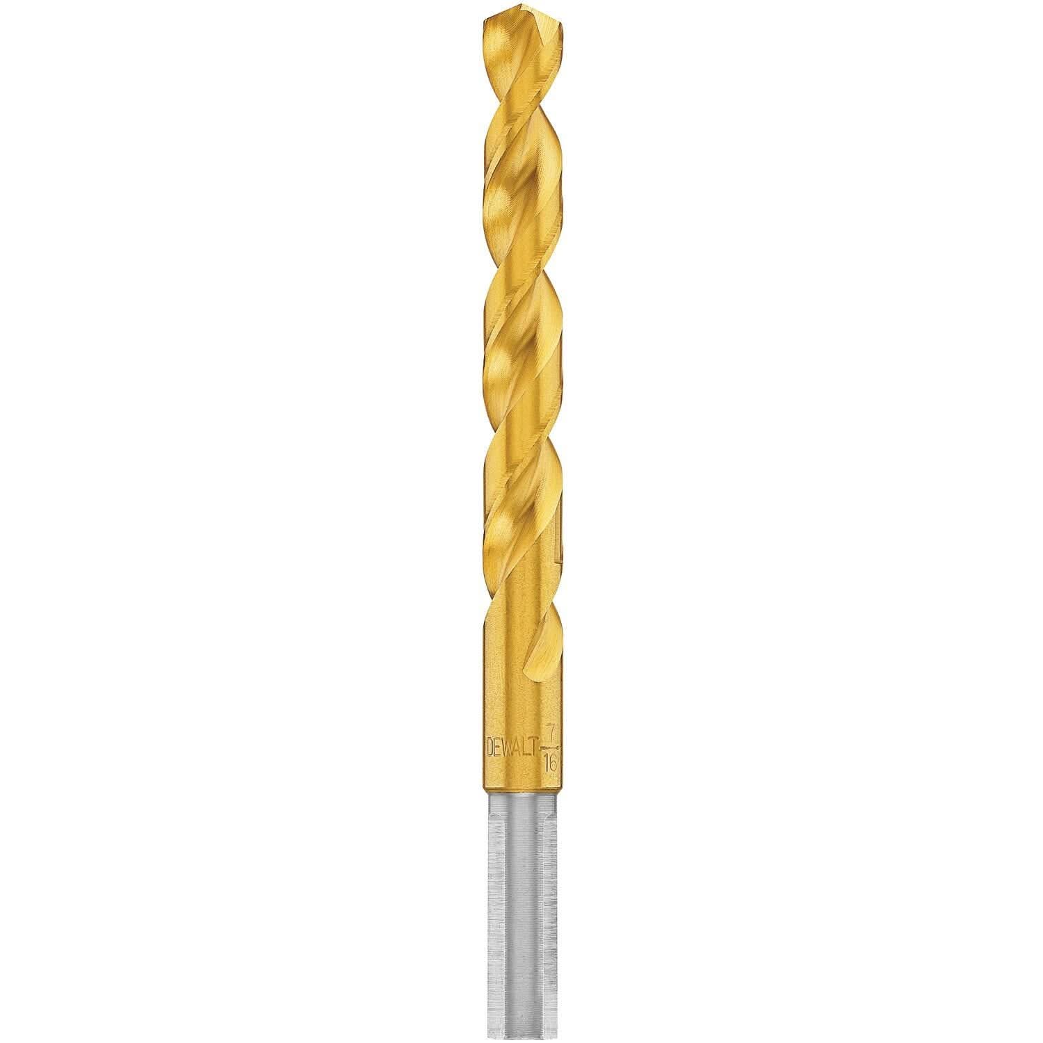 DeWalt DW1328 7/16" Titanium Nitride Coating Speed Tip Drill Bit