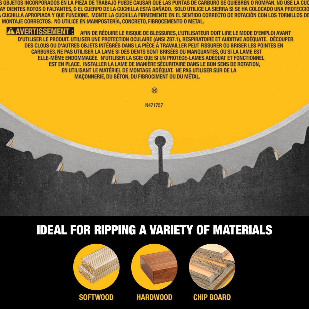 DeWalt DW3128P5 Construction 12-Inch Saw Blades, 32-Tooth and 80-Tooth