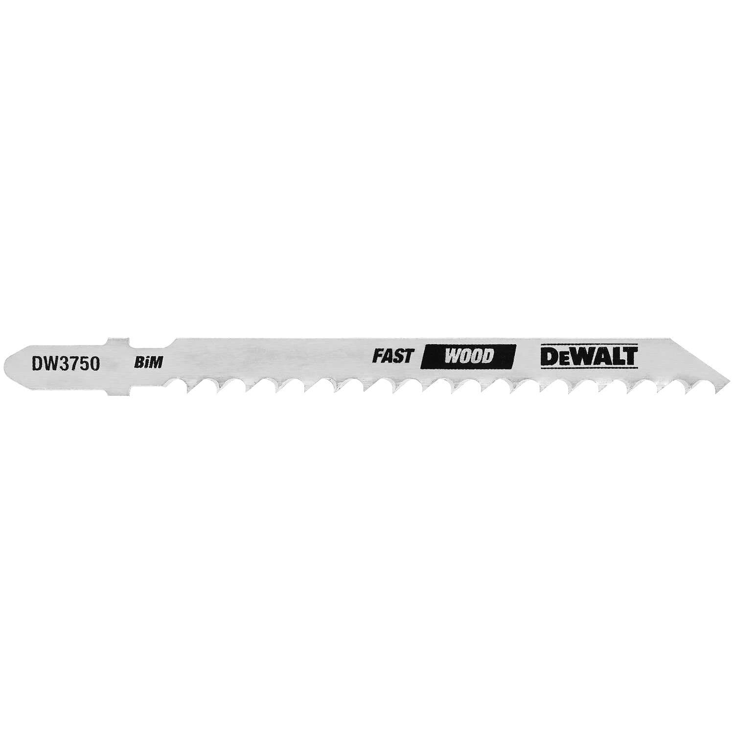 DeWalt DW3750-5 4" 6 TPI T-Shank Cobalt Alloy Steel Steel Jigsaw Blade