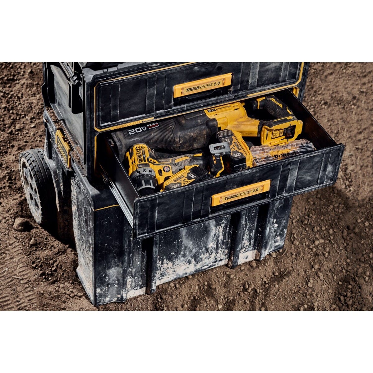 DeWALT DWST08320 ToughSystem 2.0 Two Drawer Tool Box
