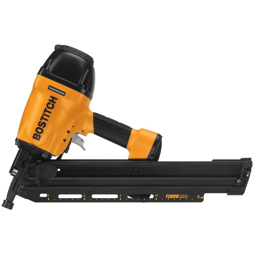 BOSTITCH S10D-FH 3-in. x 0.120-in. 28-Degree Wire-Collated Full Round Head Framing Nails, 81 Boxes of 2000-Nails