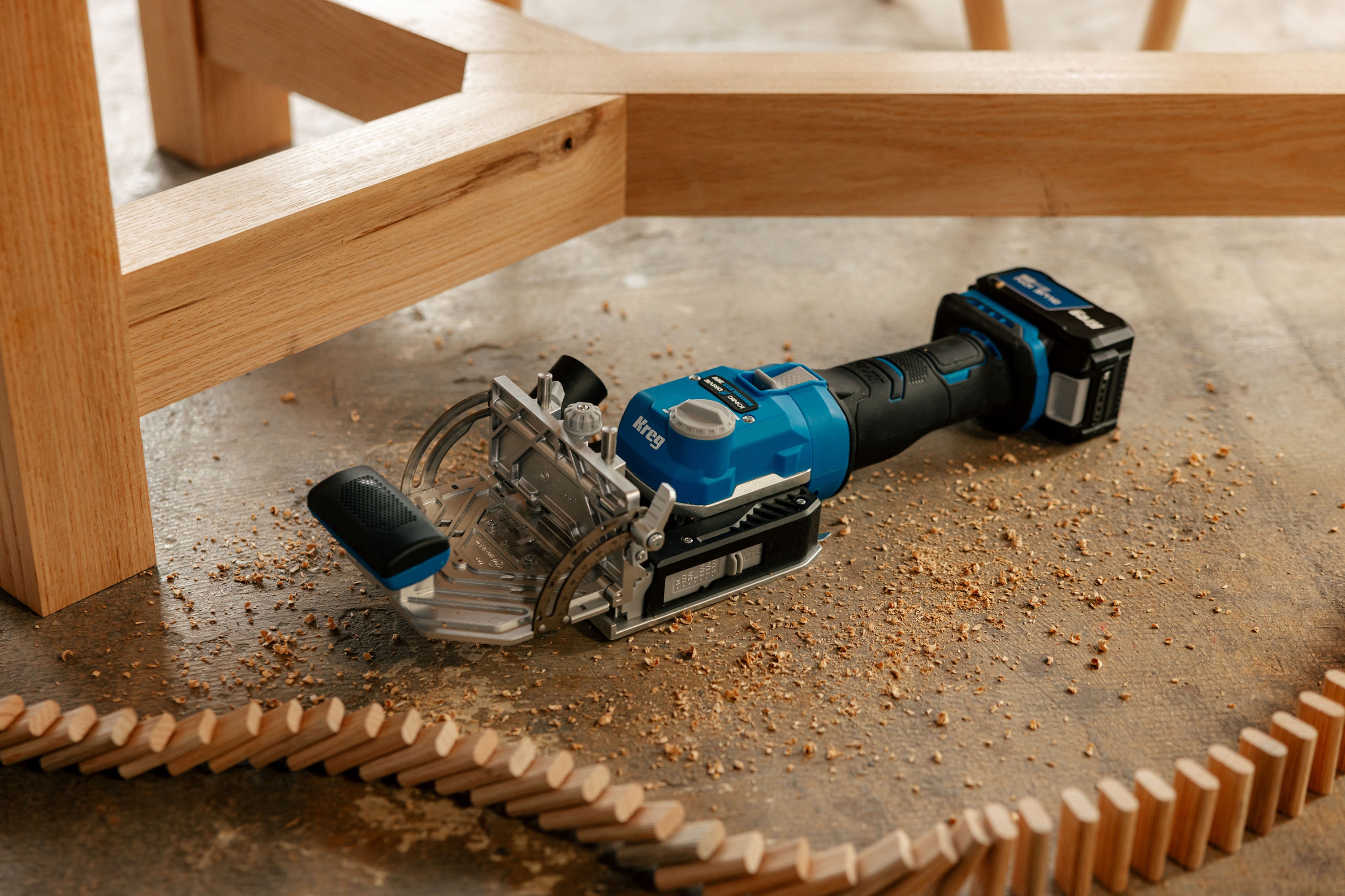 Kreg Edge 20V Ionic Drive Loose Tenon Joiner 4.0Ah Kit (KPTBEDGE100B)