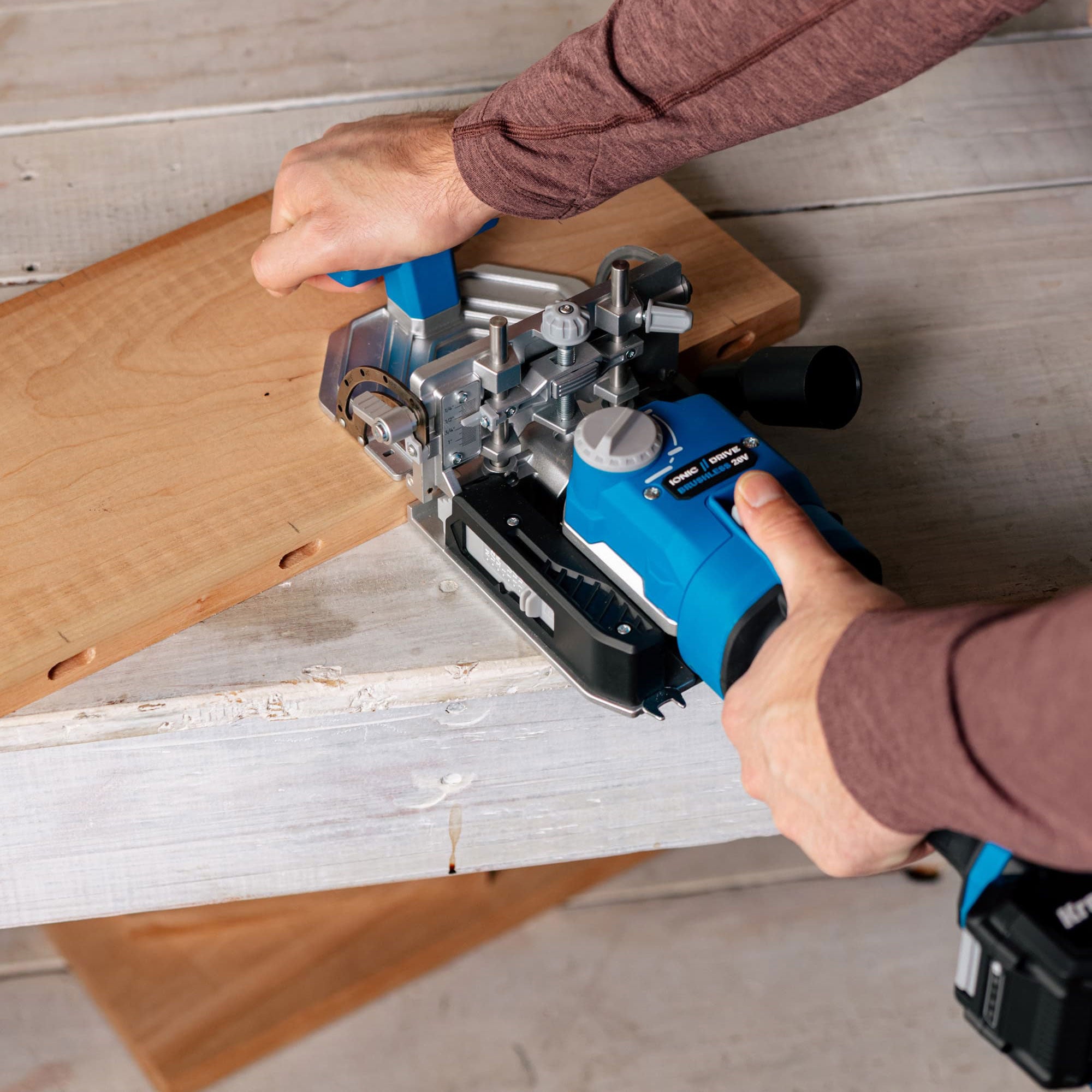 Kreg Edge 20V Ionic Drive Loose Tenon Joiner 4.0Ah Kit (KPTBEDGE100B)