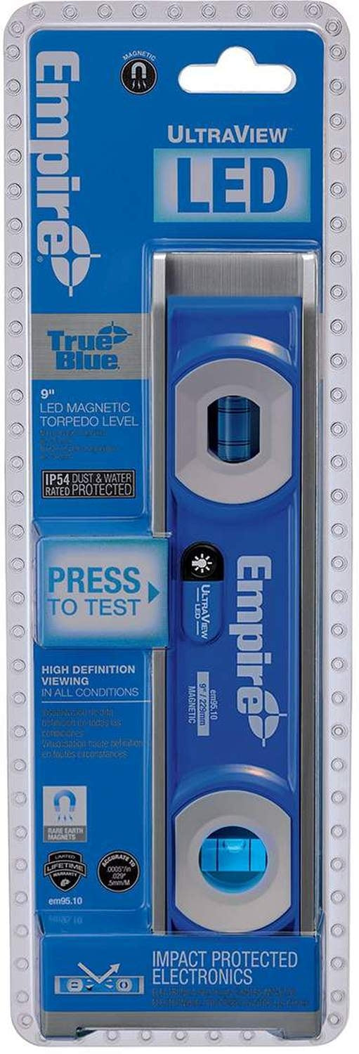 Empire EM95.10 9-inch UltraView LED Torpedo Level