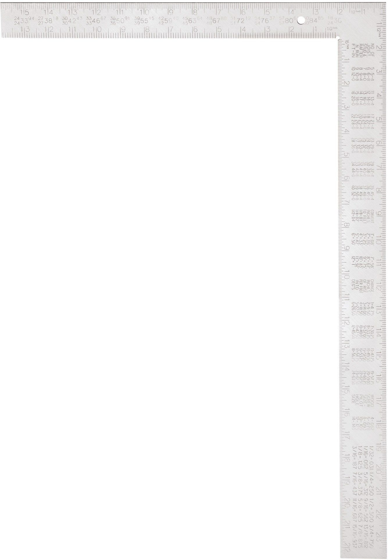 Empire 1140 24-inch x 16-inch Aluminum Framing Square