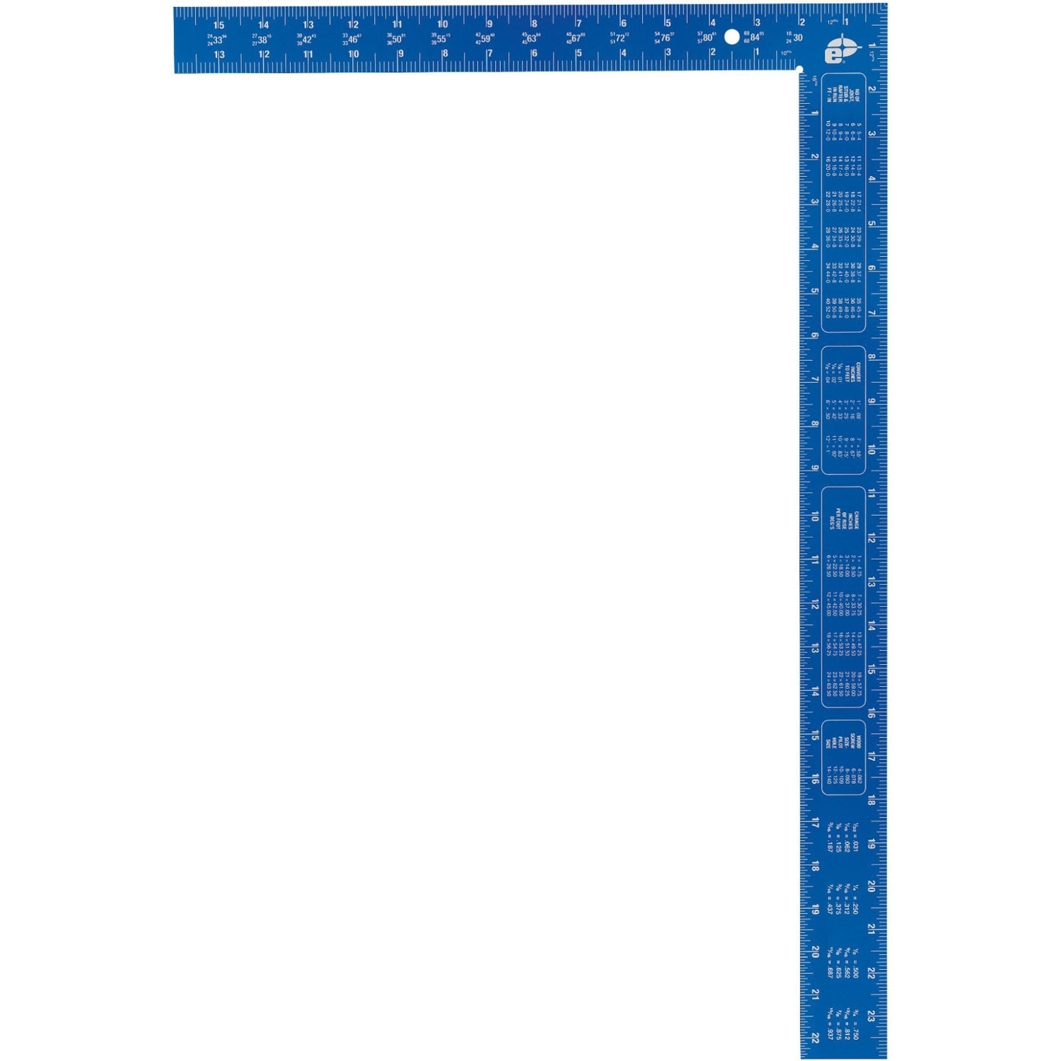 Empire 1190 16-in. x 24-in. True Blue Laser Etched Framing Square