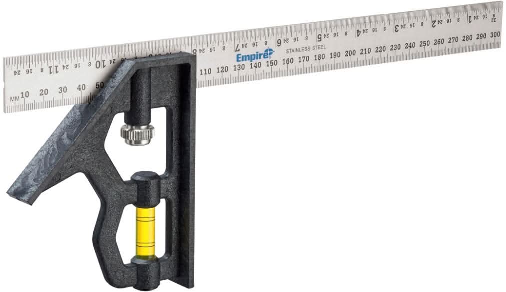 Empire 220IM 12-inch / 30-cm Polycast Combination Square