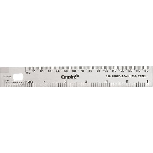 Empire 27303 6-in Stiff Rule