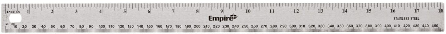 Empire 27318 18-in Stainless Steel Rule