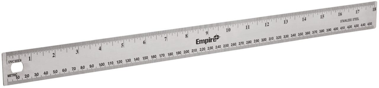 Empire 27318 18-in Stainless Steel Rule