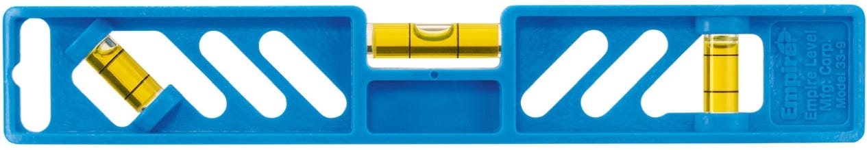 Empire 33-9 Polycast Torpedo Level, 9-inch