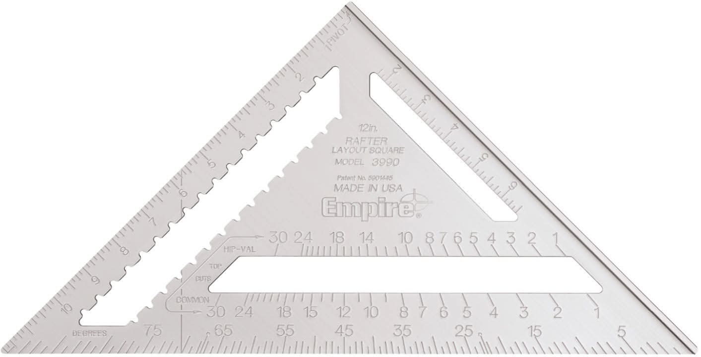 Empire 3990 Magnum Rafter Square, 12-in. Marking and Layout Tool
