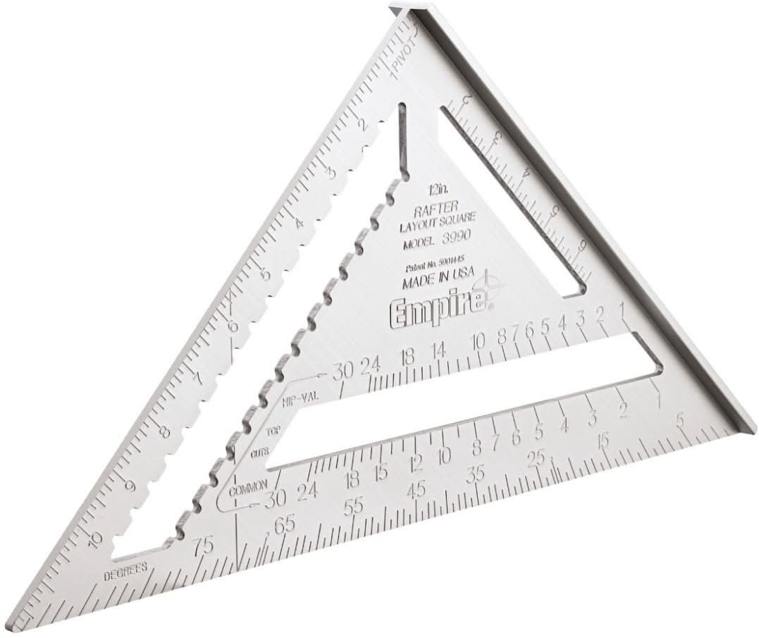 Empire 3990 Magnum Rafter Square, 12-in. Marking and Layout Tool