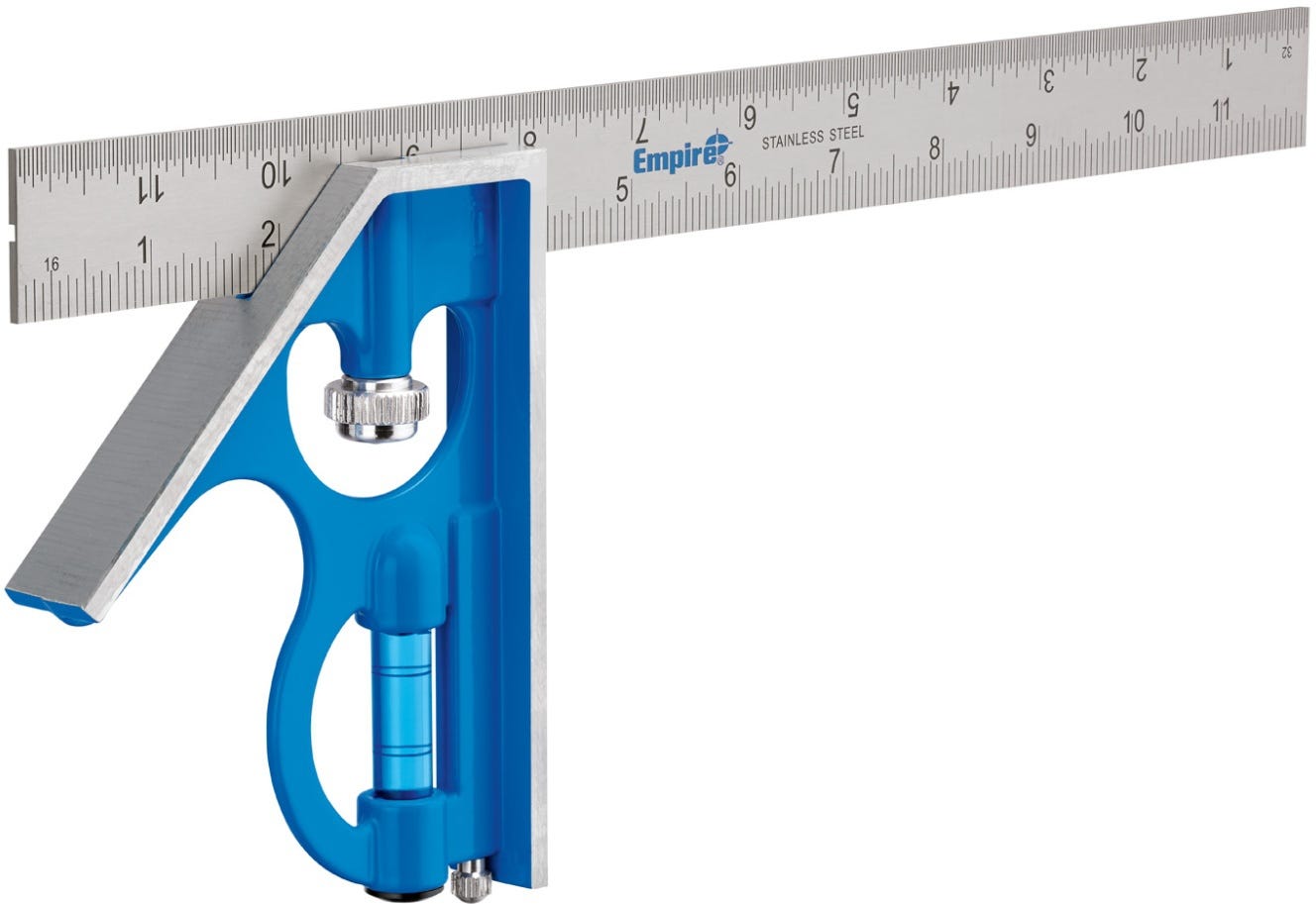 Empire E250 12-inch True Blue Combination Square