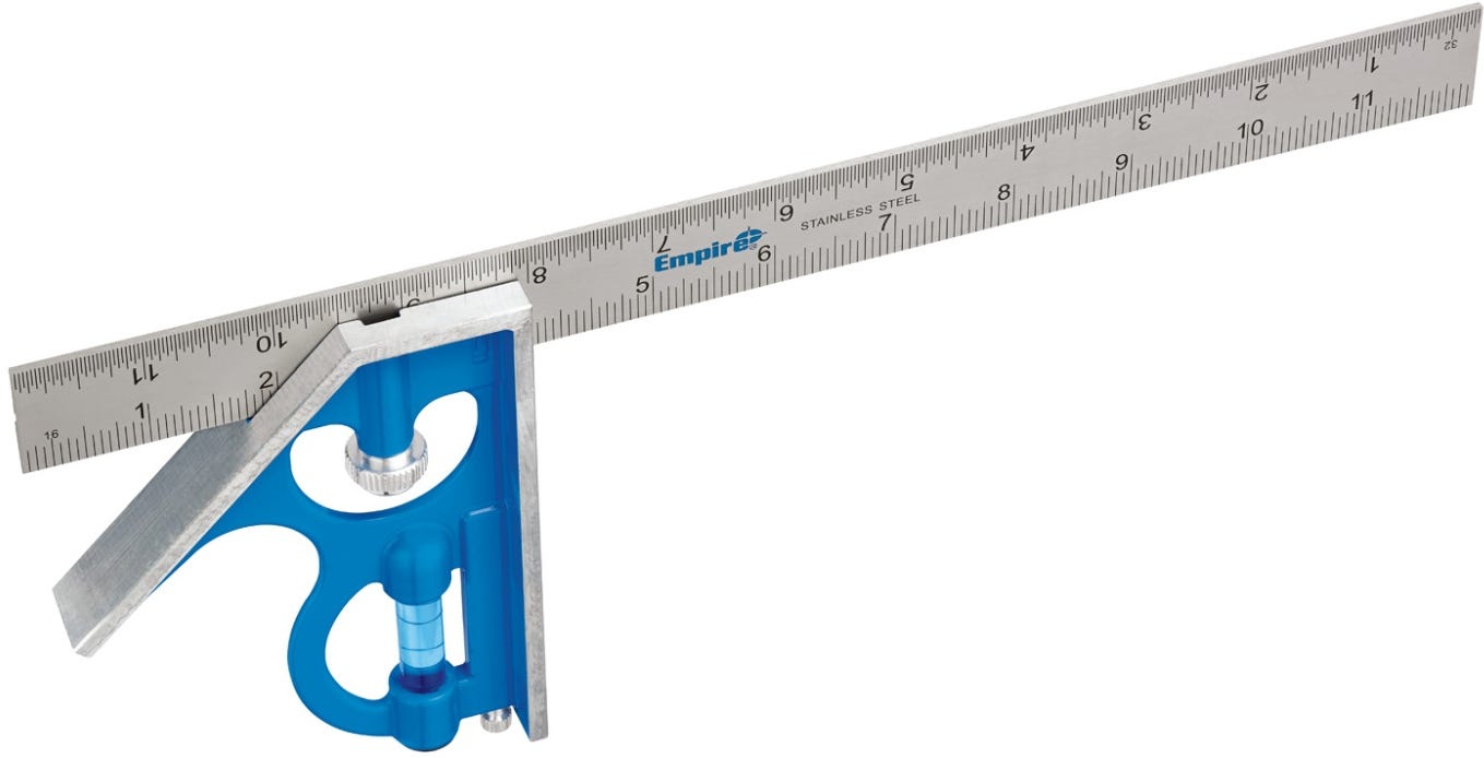 Empire E250 12-inch True Blue Combination Square