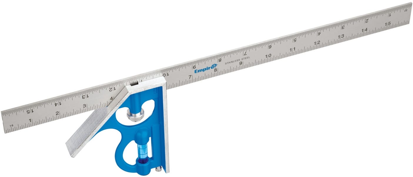 Empire E280 16-inch True Blue Combination Square