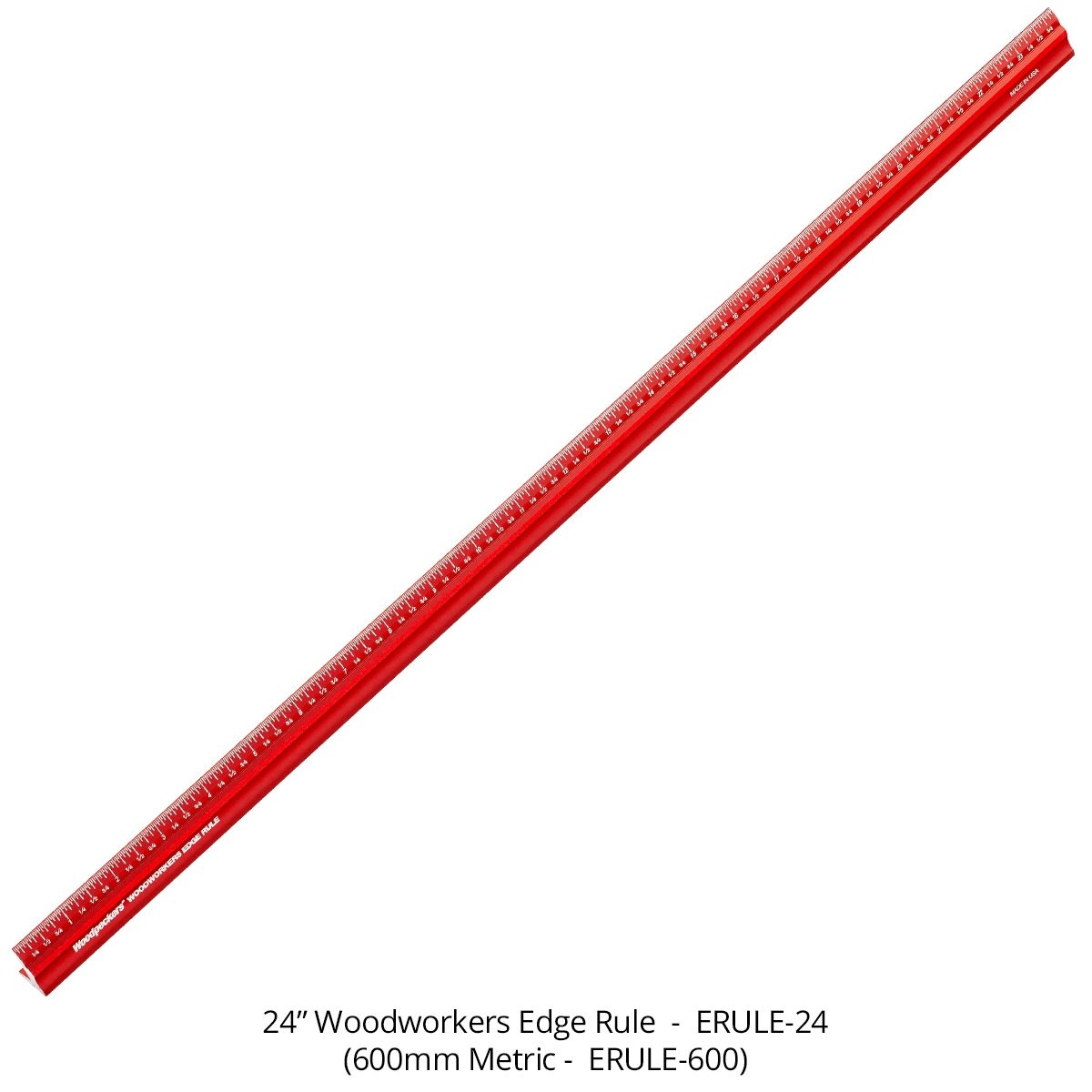 Woodpeckers ERULE-600 600mm Woodworkers Edge Rule